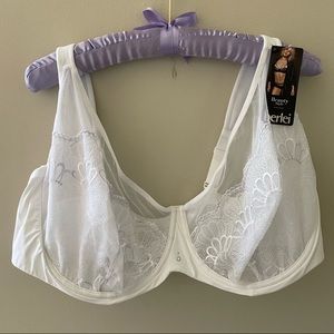 NWT 44G Berlei white lace bra